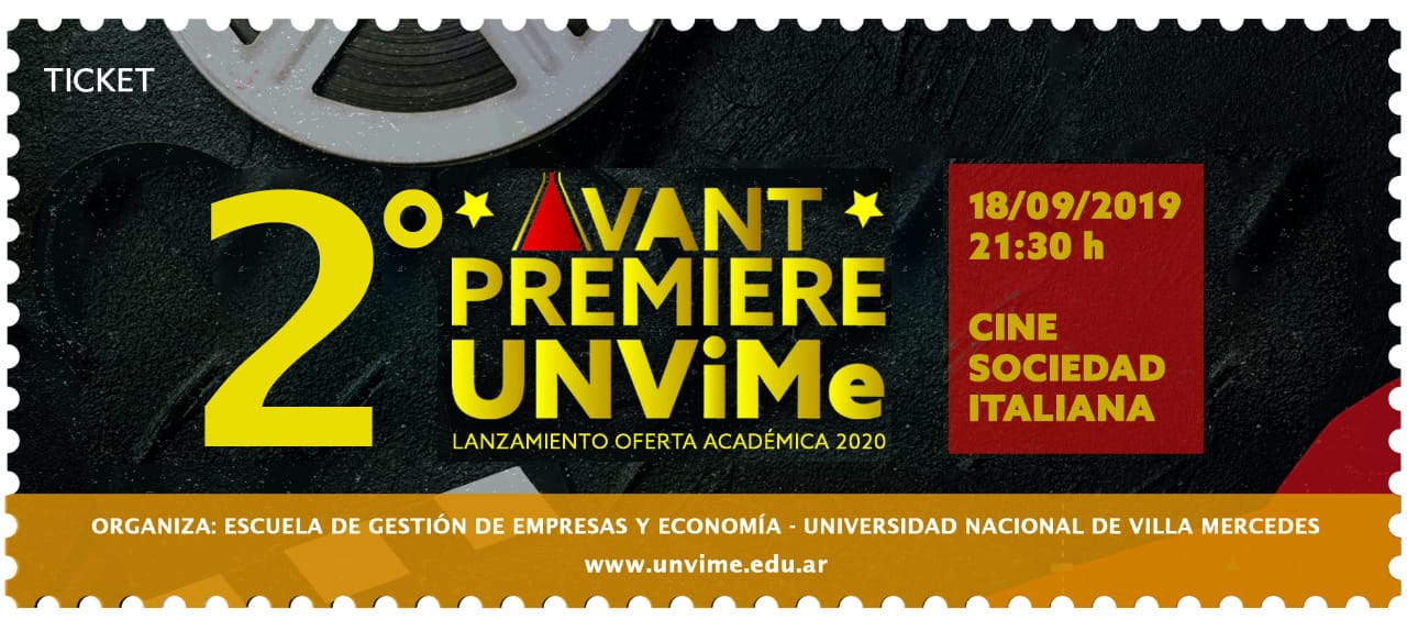 Segunda Avant Premiere UNViMe
