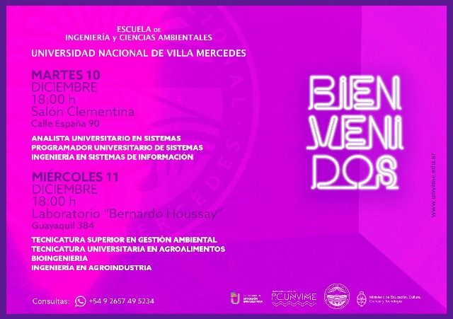 Encuentros con preinscriptos e interesados en las carreras de la Escuela de Ingeniería