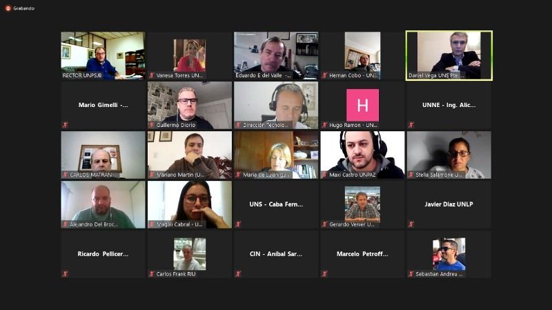 La UNViMe participó en la reunión de la Comisión de Conectividad y Sistemas de Información del CIN
