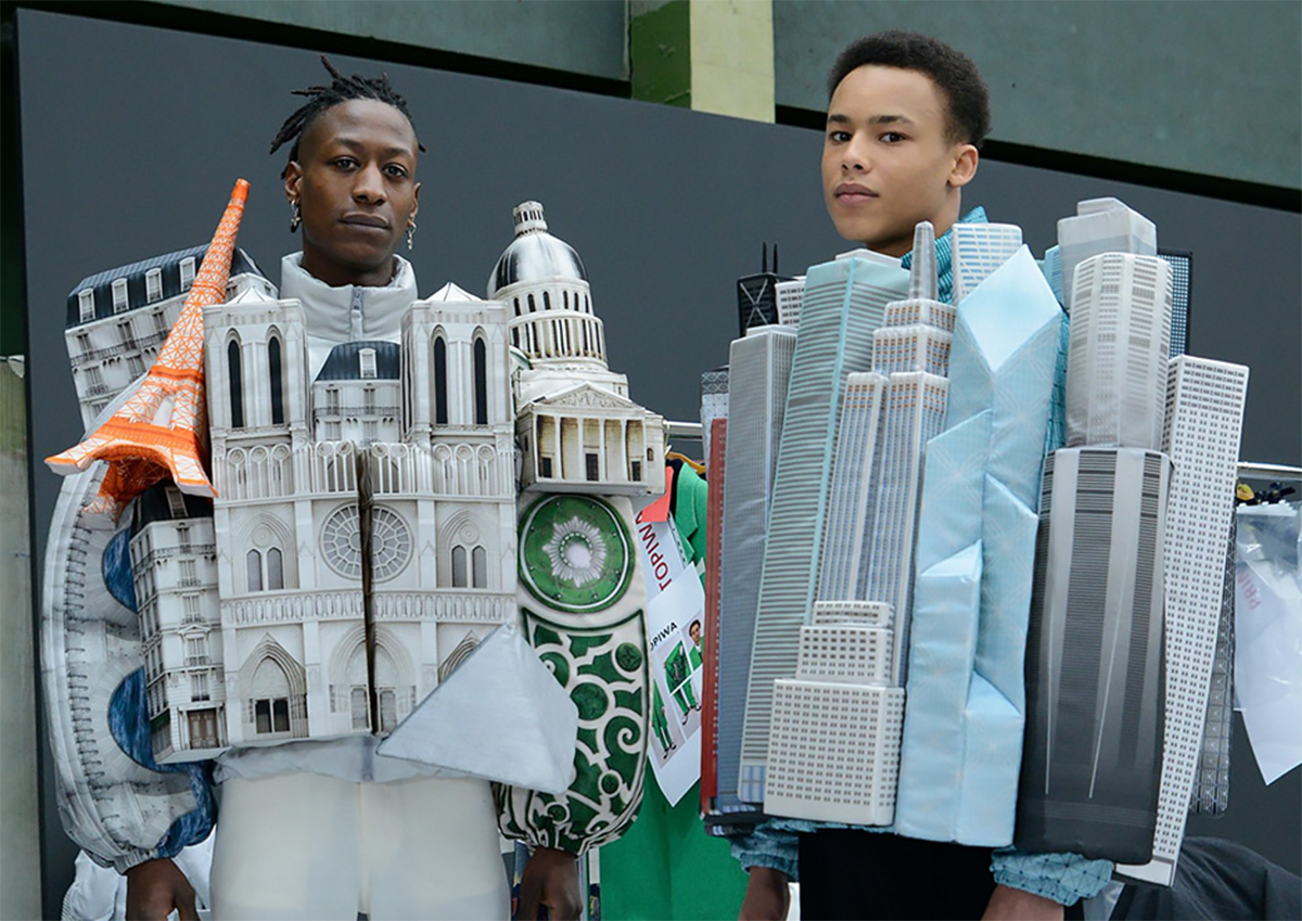 Architecture Fashion Wear a Building? Abloh Designs Wearable Building