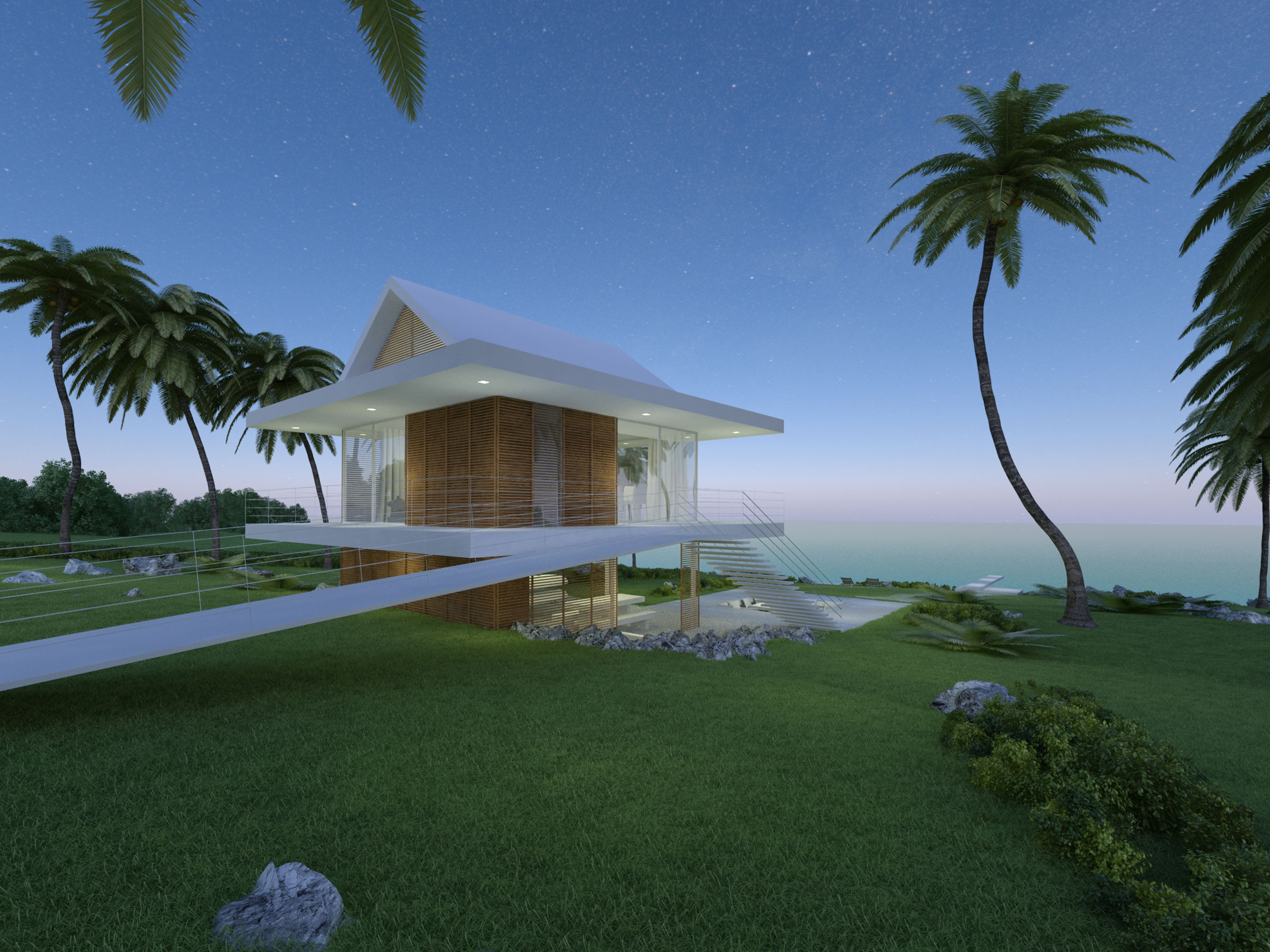 BEACH HOUSE IN BAHAMAS ARCHLAB