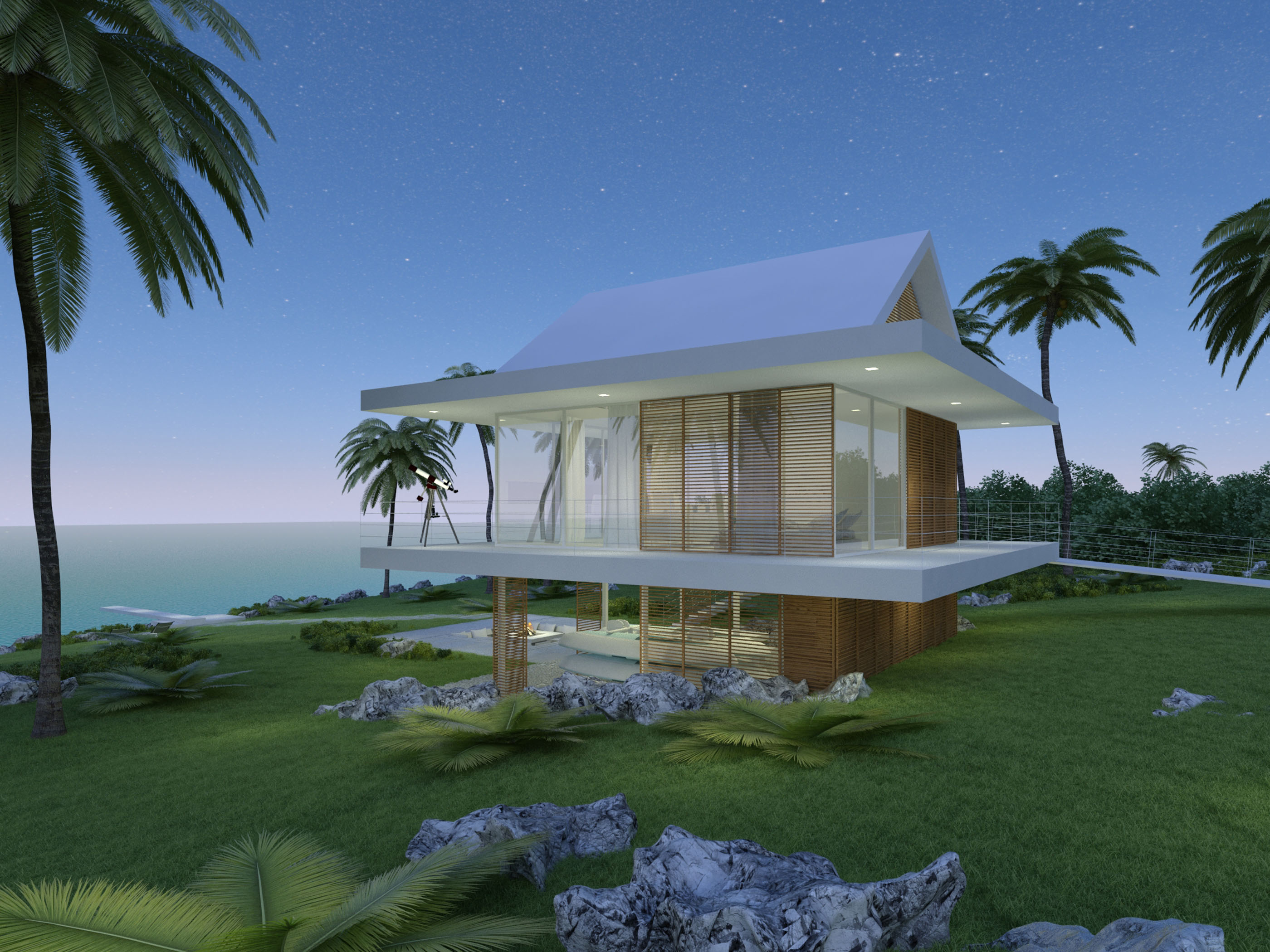 BEACH HOUSE IN BAHAMAS ARCHLAB