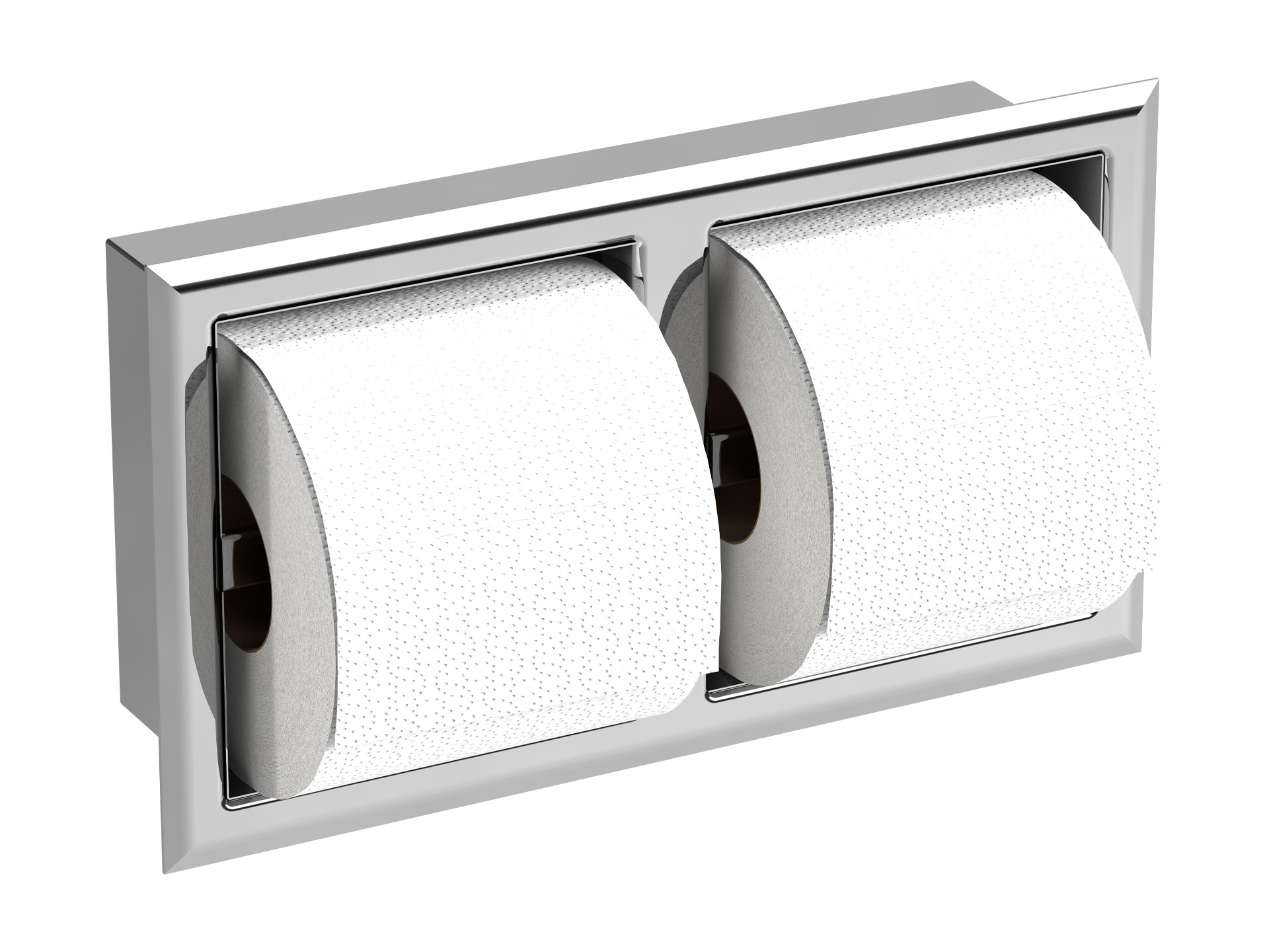 Wingits Recessed Double Toilet Paper Holders Archmaster Hotel parts