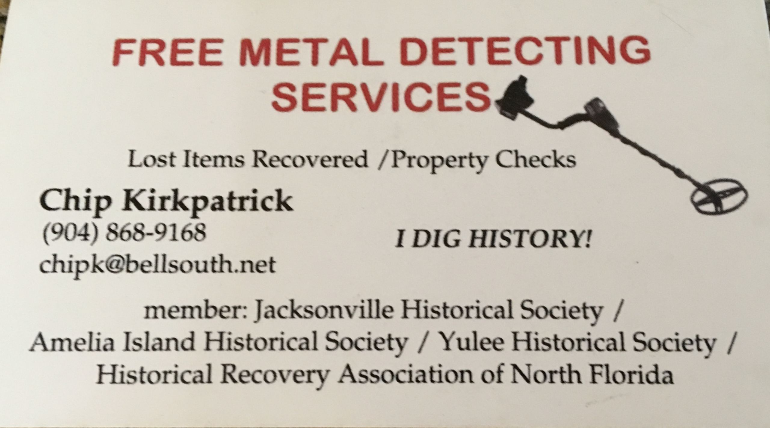 Florida Metal Detecting discoveries. The Archaeology and Metal