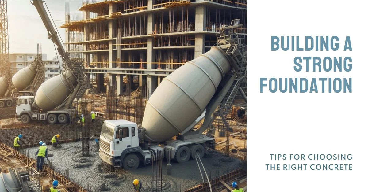 How to Choose the Best Concrete for Your Building’s Foundation