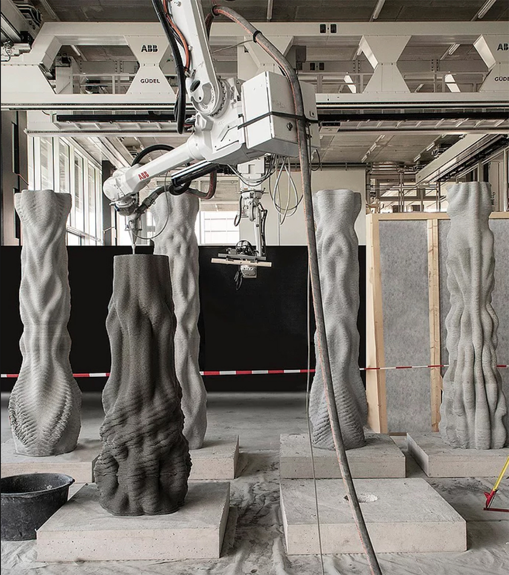 Researchers and students at ETH Zurich print complex columns for dance