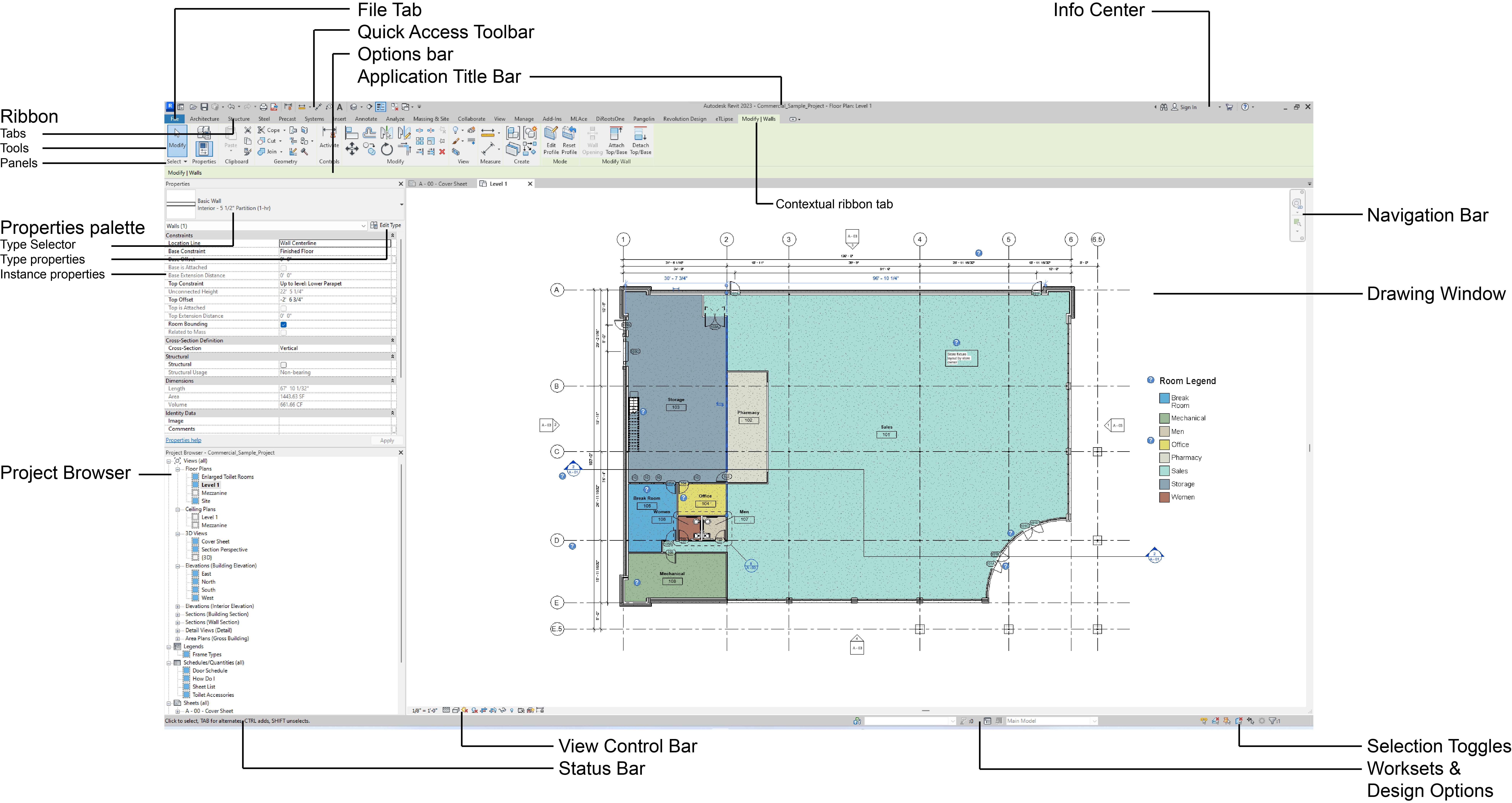 Understand Revit's user interface Revit Tips 20 ArchSupply