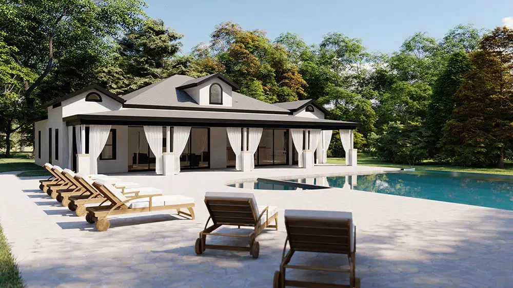 Vernon Pool House Archuity Residential Architectural Firm