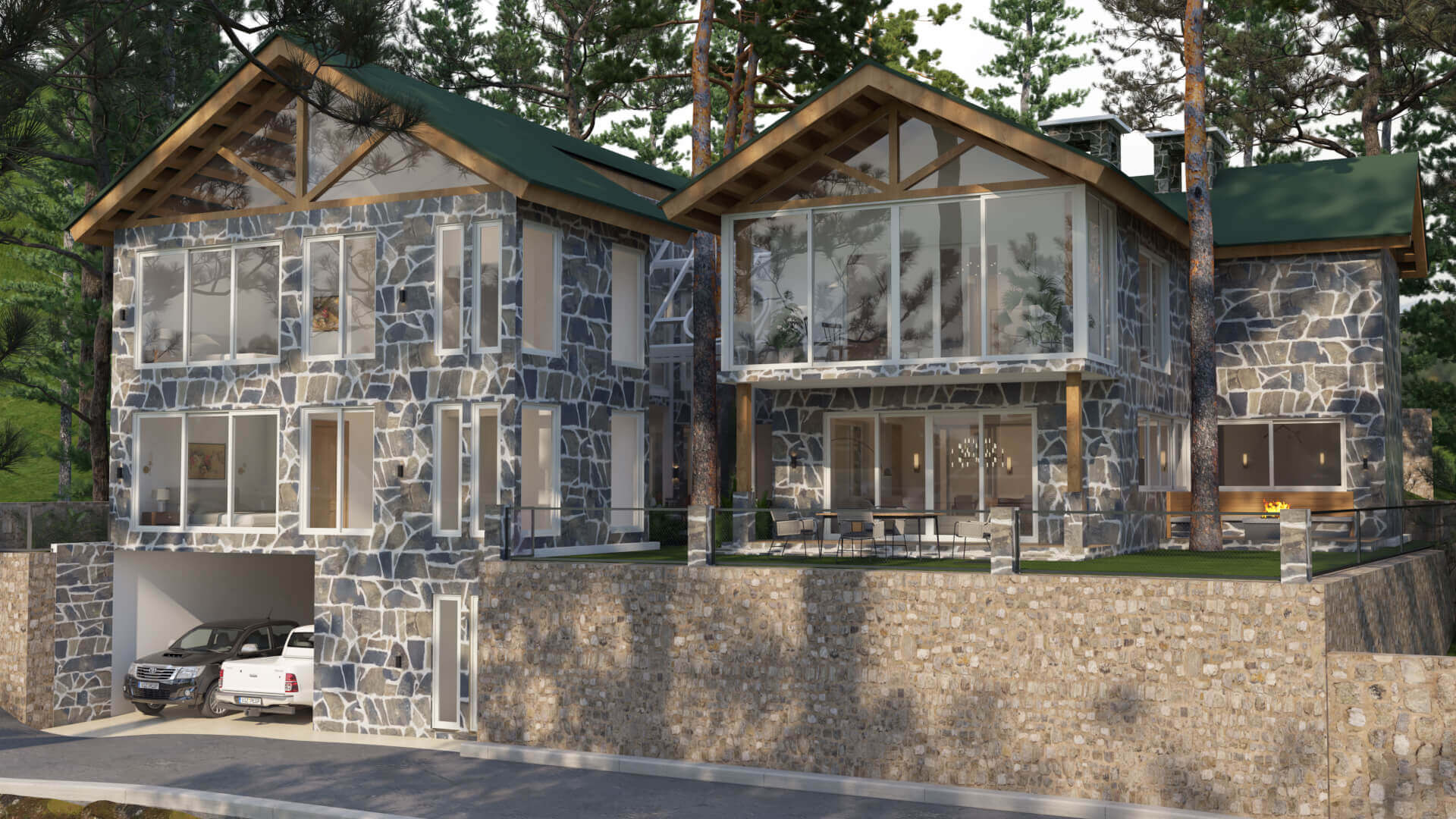 Blue Pine Mountain Homes ArchXStudio