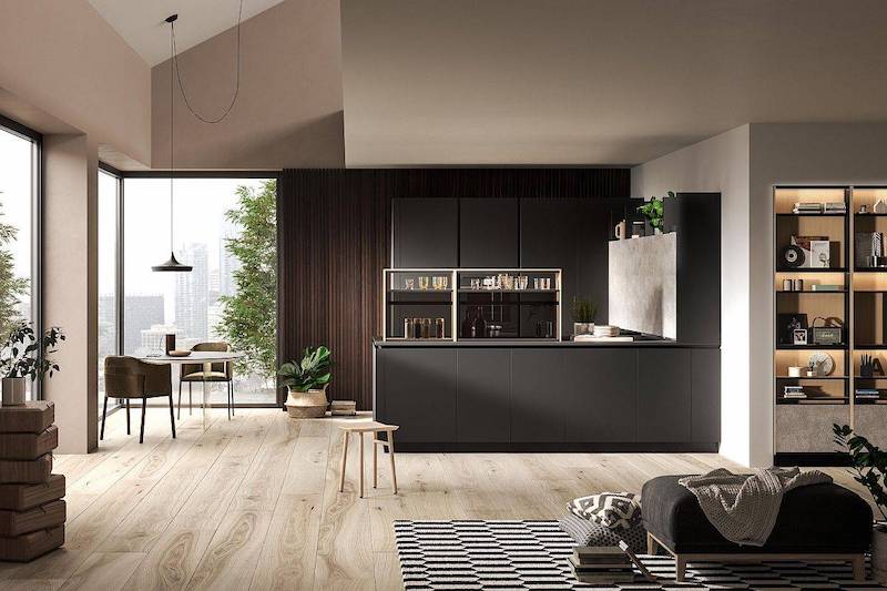 Le case open space sono accoglienti vive sempre pronte a sfidare il luogo comune in fatto di arredamento a. Web open space cucina soggiorno 50 mq. Cucina soggiorno open space 50 mq da arredare dal design moderno