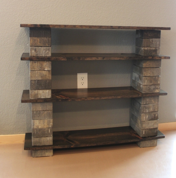 Bücherregal selber bauen 55 Ideen!