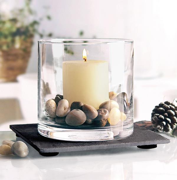 Glas Deko stilvoll und wunderschön!