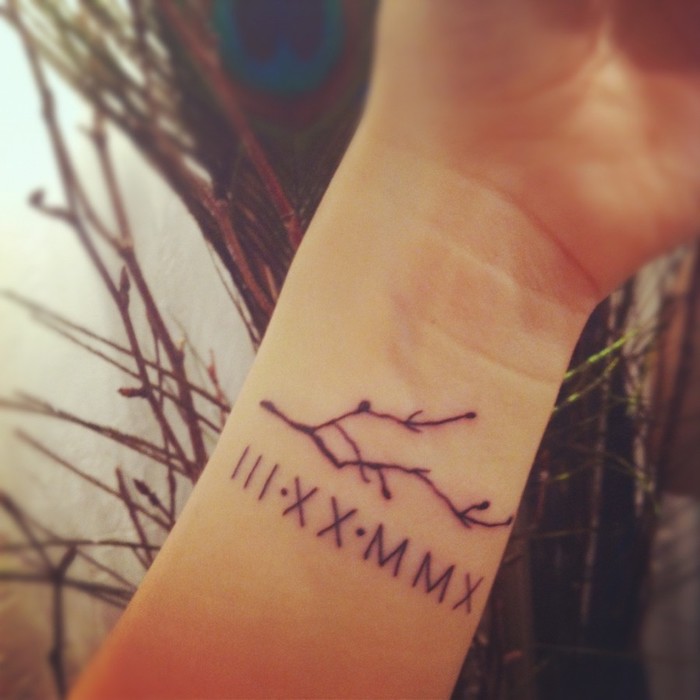 ▷ 1001 + Ideas For A Simple But Meaningful Roman Numeral Tattoo 700_x_700_jpg