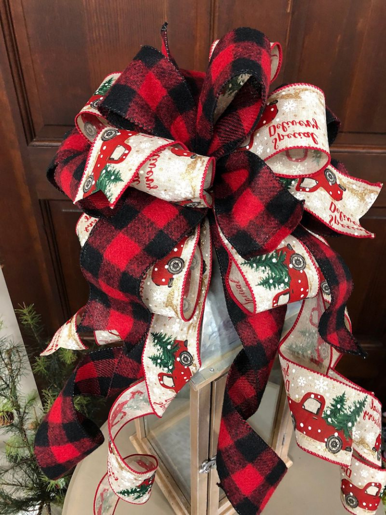 How to make a bow for a Christmas tree 3 easy DIY ideas