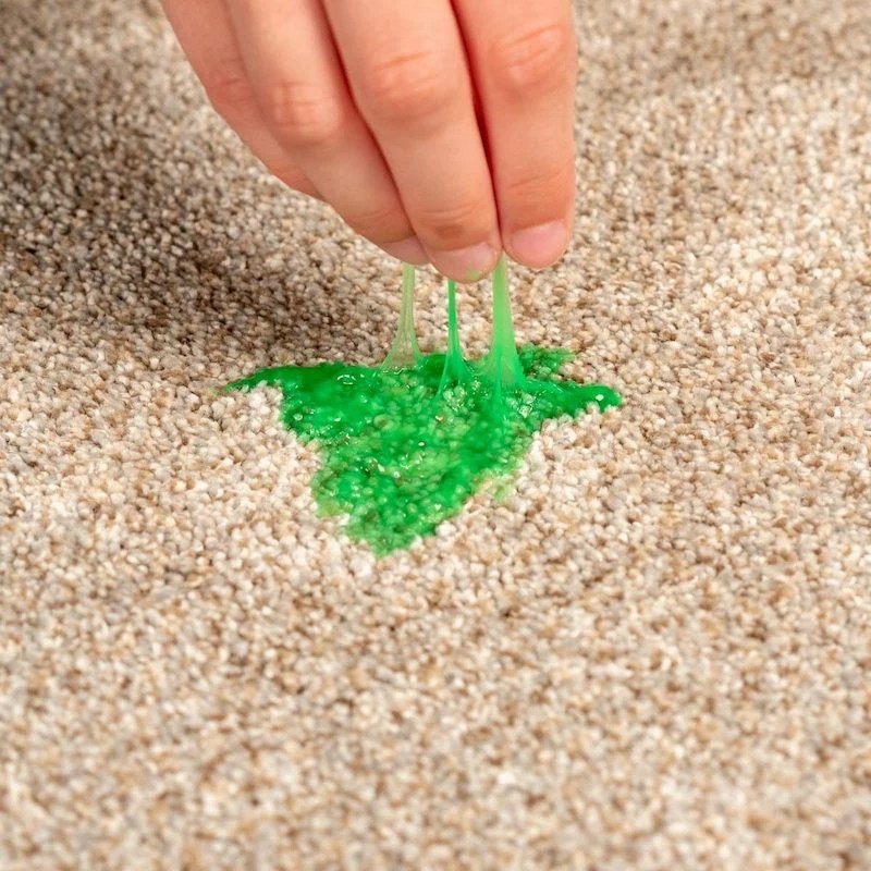 How To Get Slime Out Of Carpet, Fabrics, Hair, and More
