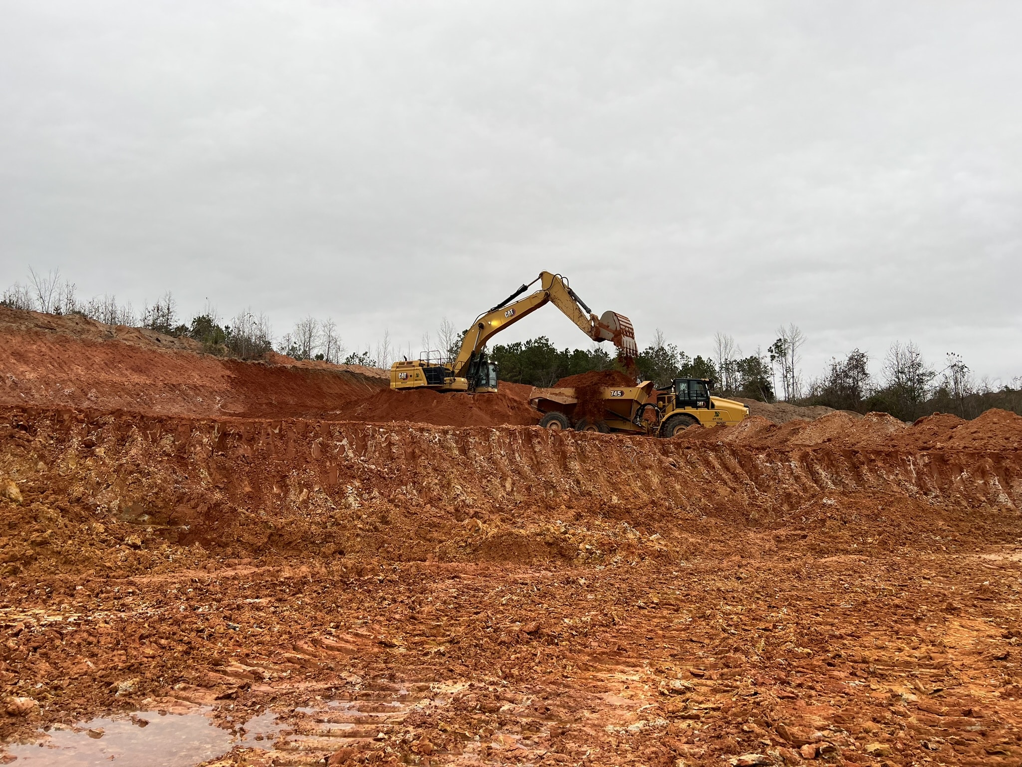 Gallery GA Kaolin Mining, Overburden removal Arcilla Mining