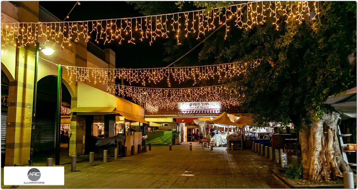 City Market Kfar Saba Arc Illuminations Lighting Projects