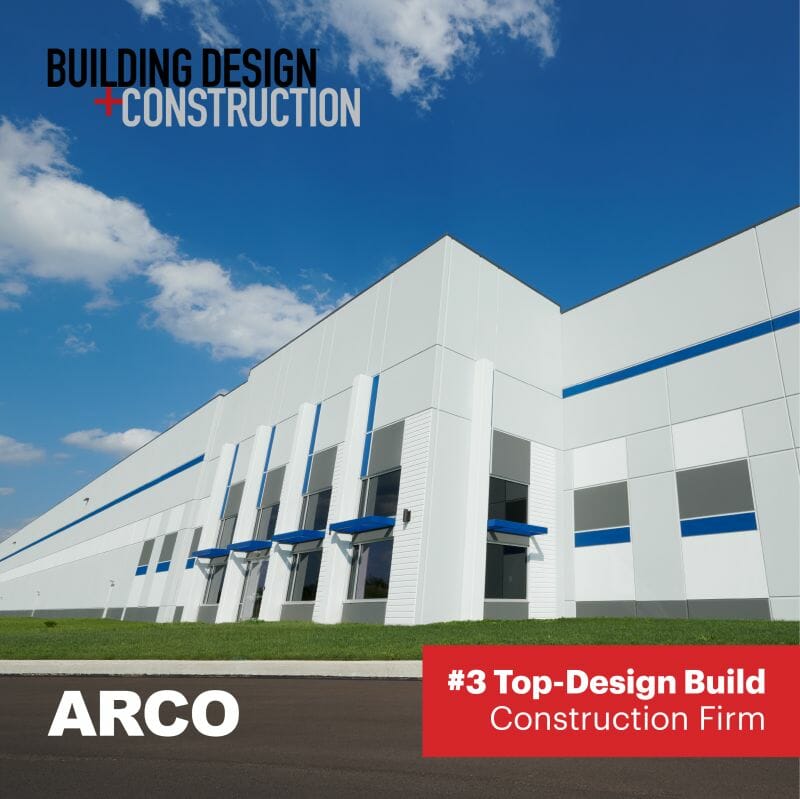 ARCO named 3rd largest designbuild construction firm in the U.S