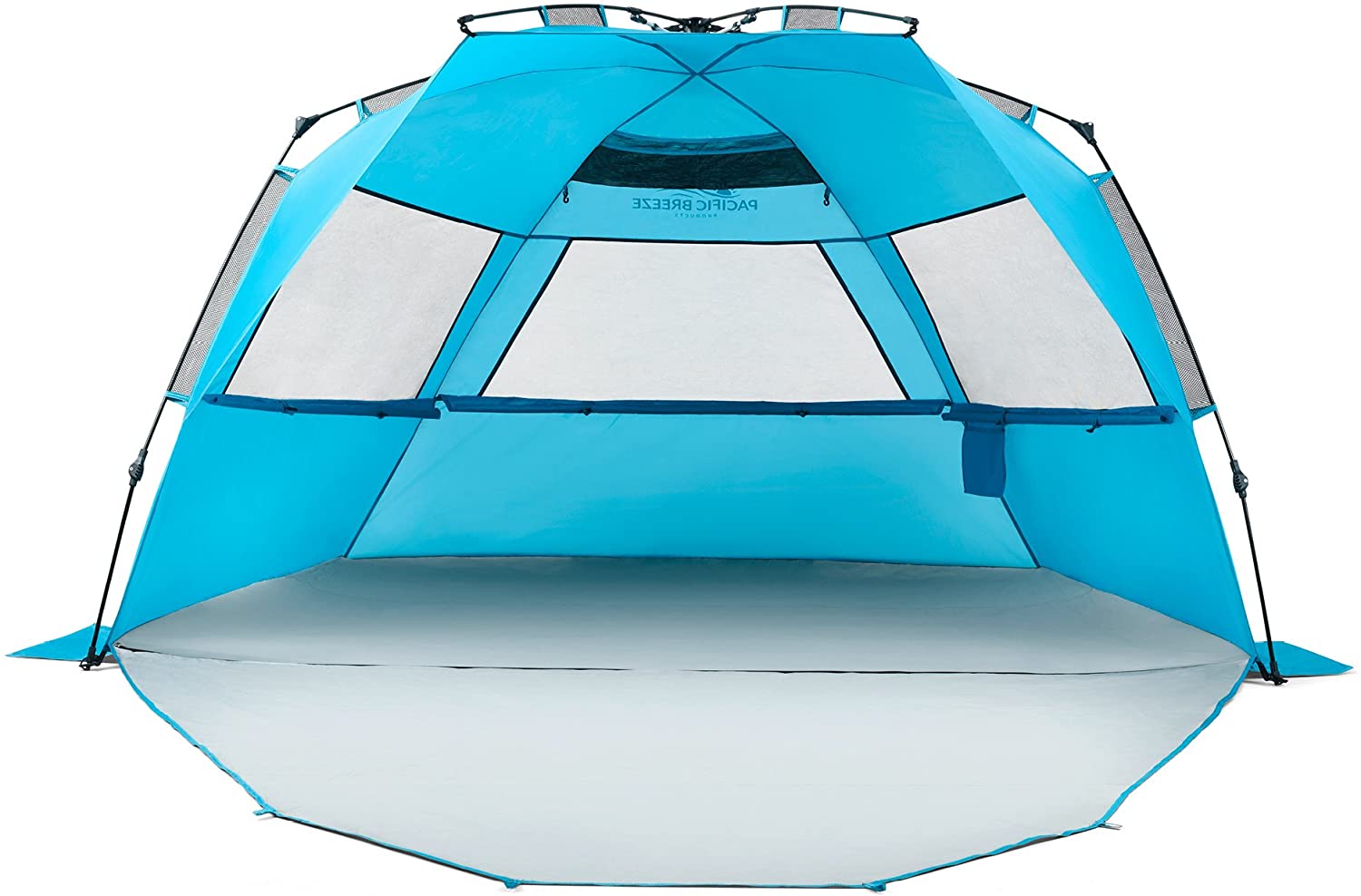 Pacific Breeze Easy Setup Beach Tent Deluxe XL Project Hemingway