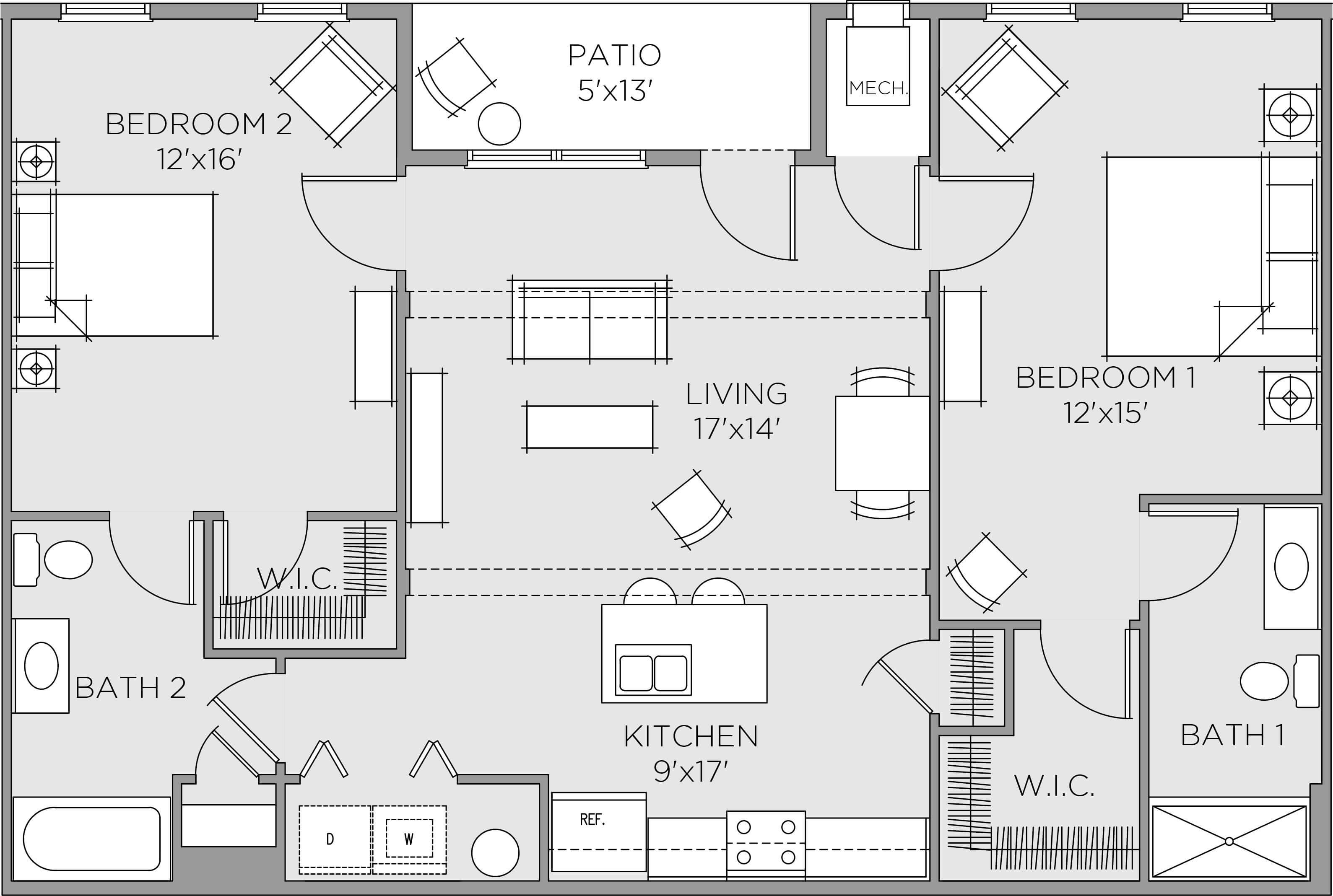 Arcona Strand 2 Bedroom Apartments 1 Bedroom Apartments