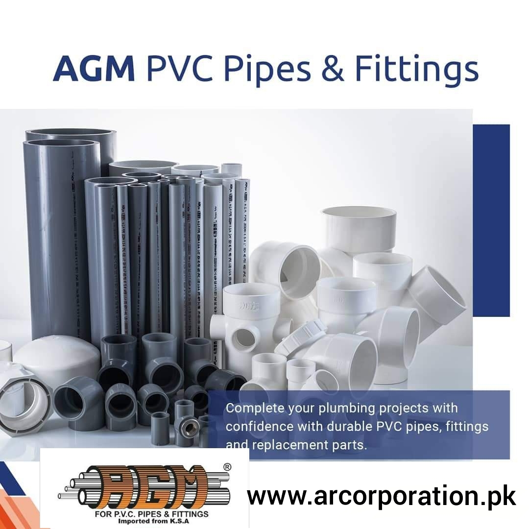 AGM PVC pipe and fittings Sanitary Plumbing Material in Pakistan