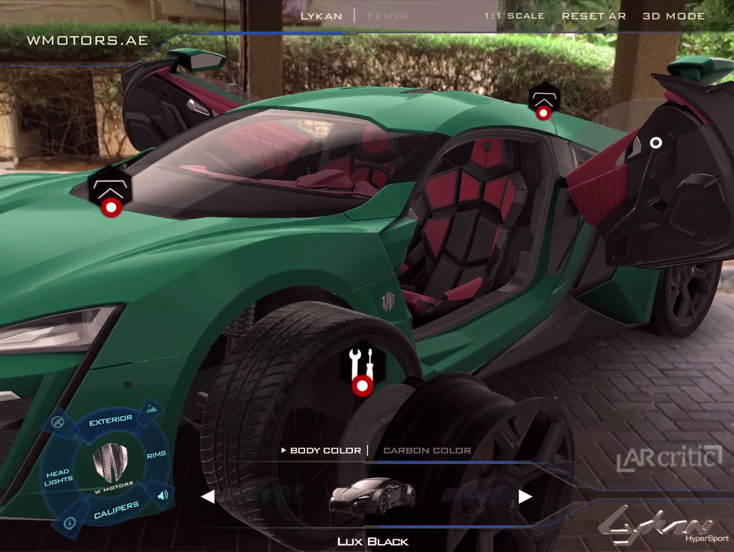 W Motors App Lykan Hypersport And Fenyr Supersport Ar Car