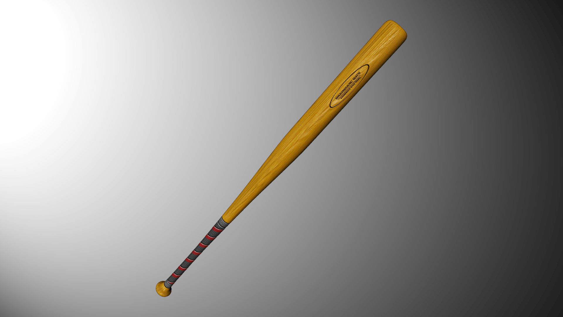 ArcSin Design Baseball Bat Design, Development, Production, Rendering