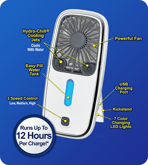 Arctic Air® Pocket - Personal Air Cooler Fits In Your Pocket!