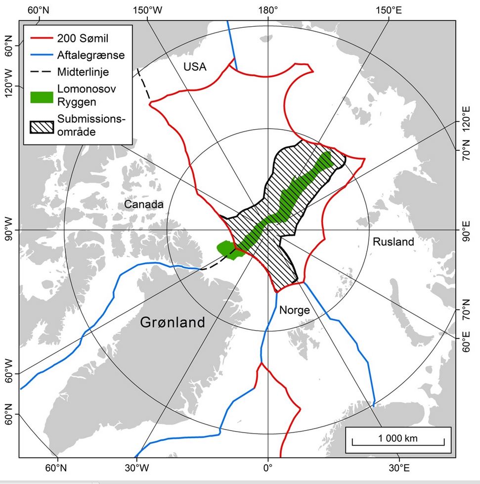 Continental Shelf North of Greenland file submitted to CLCS Arctic