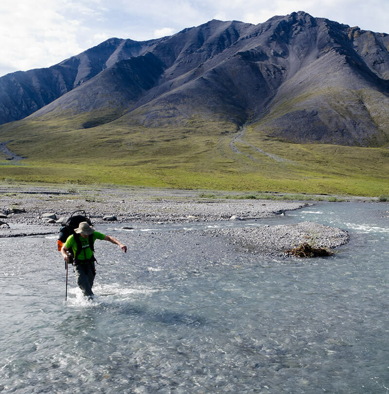 backpacking in Alaska Arctic Wild