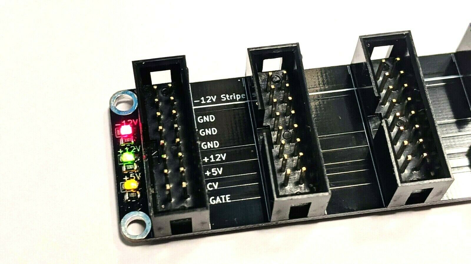 Power Bus Board 12″ with 16 Keyed Headers for Eurorack Arcus Audio