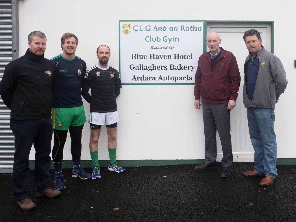 Ardara GAA open new ‘strength & conditioning’ facility Ardara