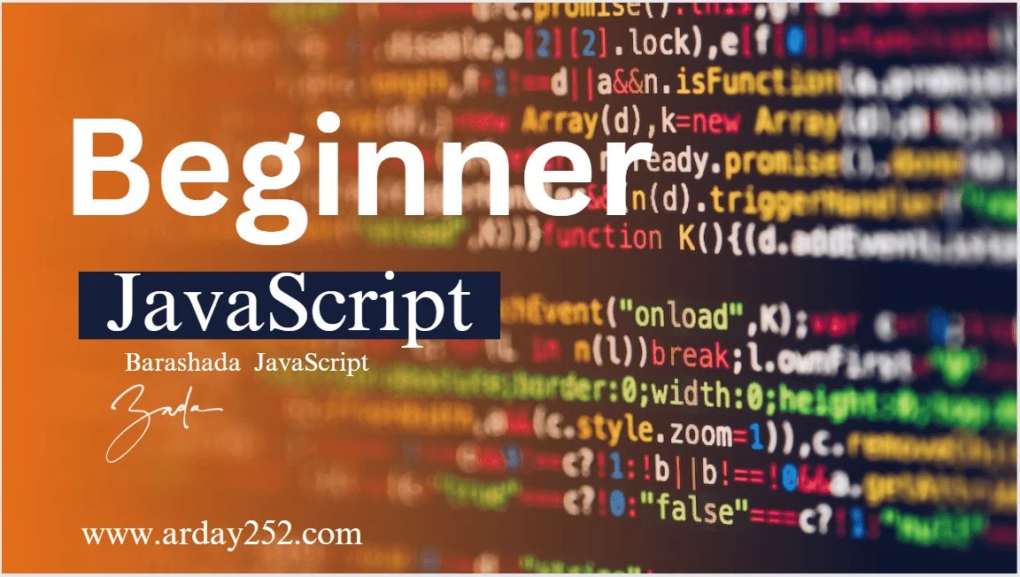 Beginner JavaScript to Arday252