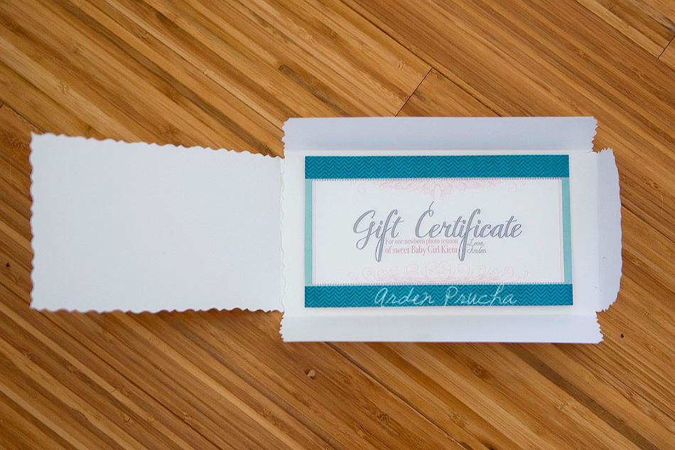 A Homemade Gift (Certificate) » Arden Prucha Photography