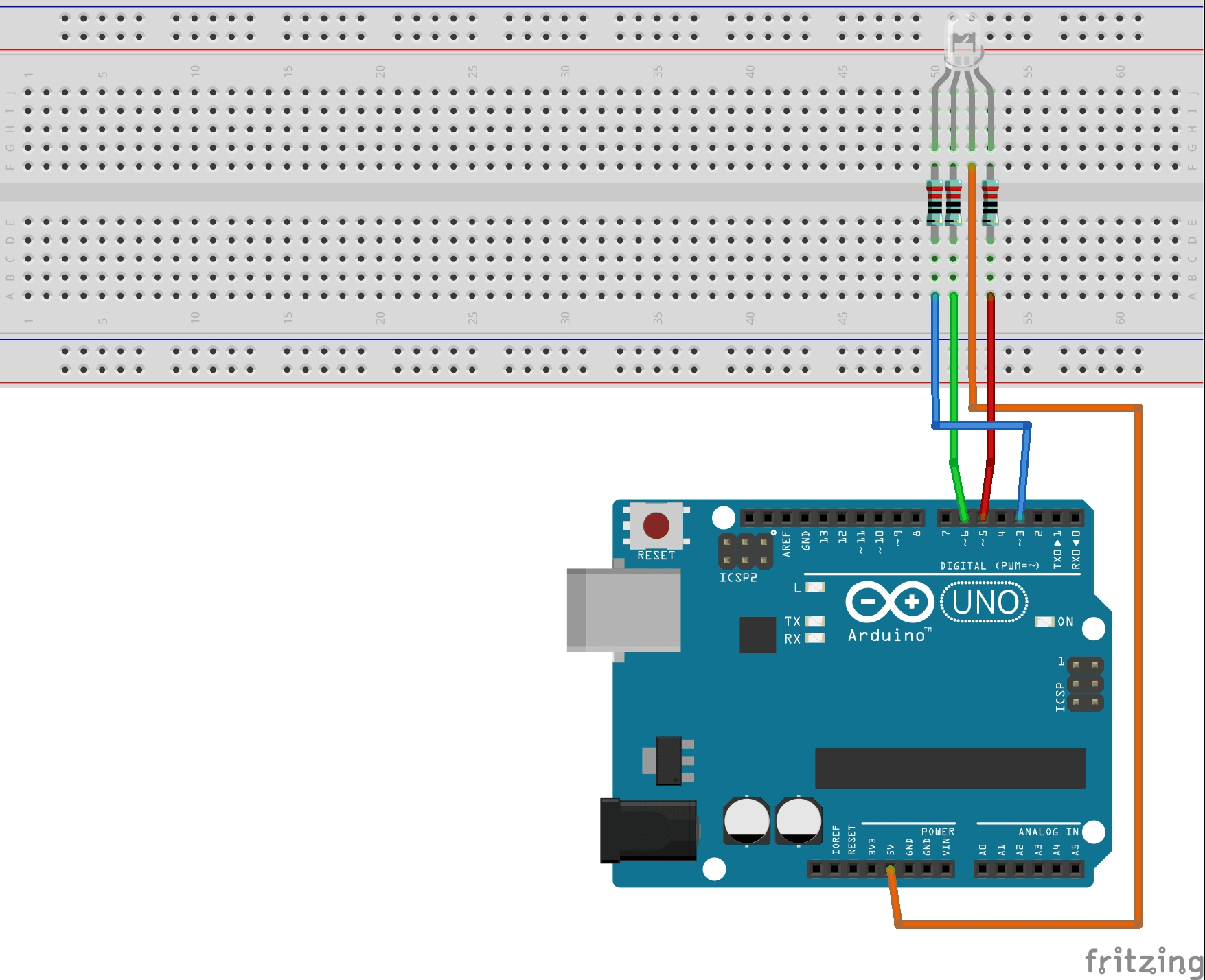 No. 6 - RGB LED | Arduino Tutorials and Kits for Arduino