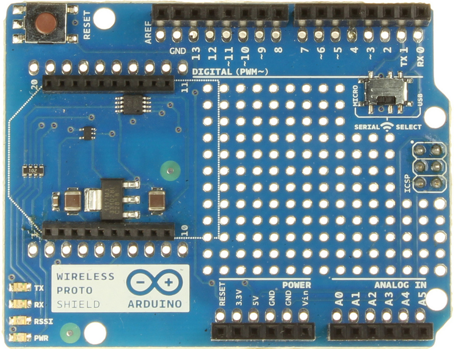 Arduino by Davis Arduino Arduino Wireless Proto Shield