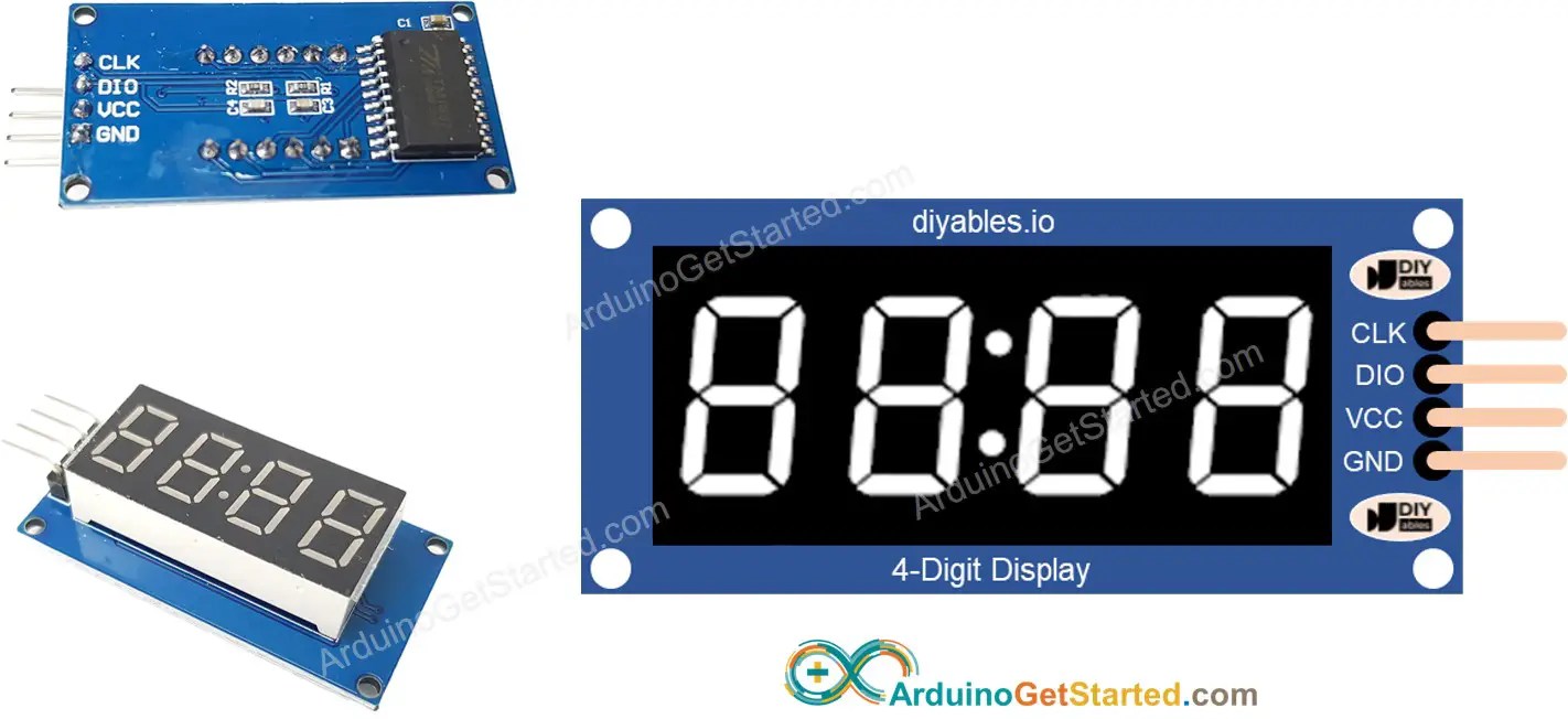 Arduino TM1637 4Digit 7Segment Display Arduino Tutorial