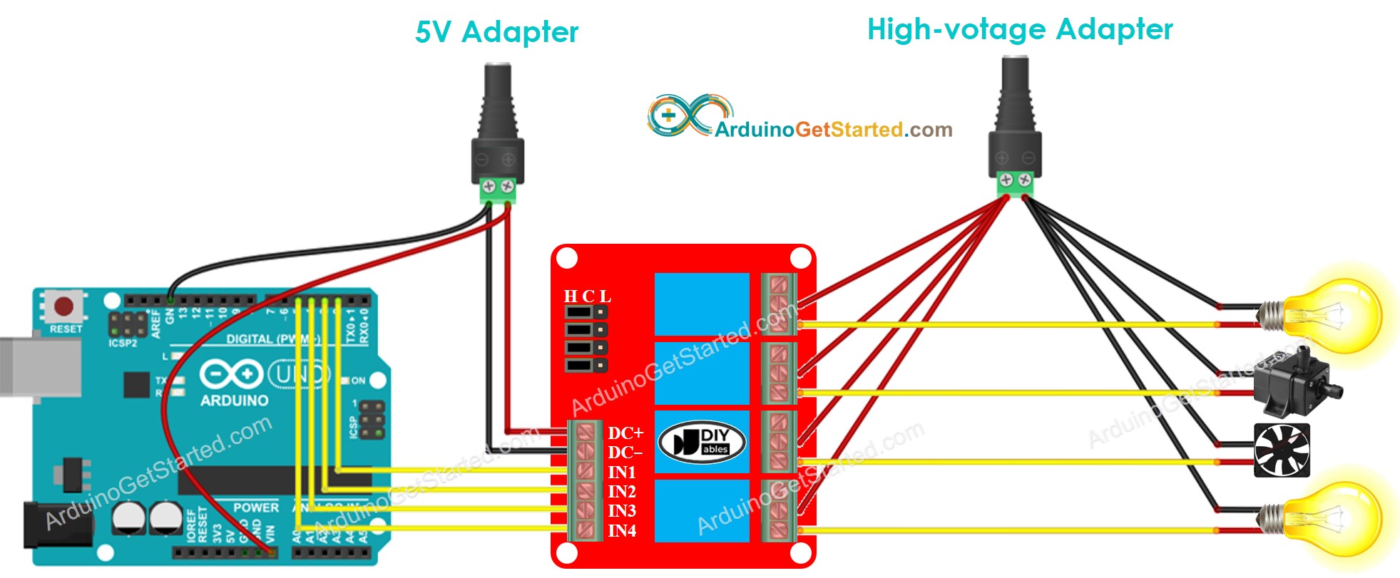 5v Relay Circuit Diagram