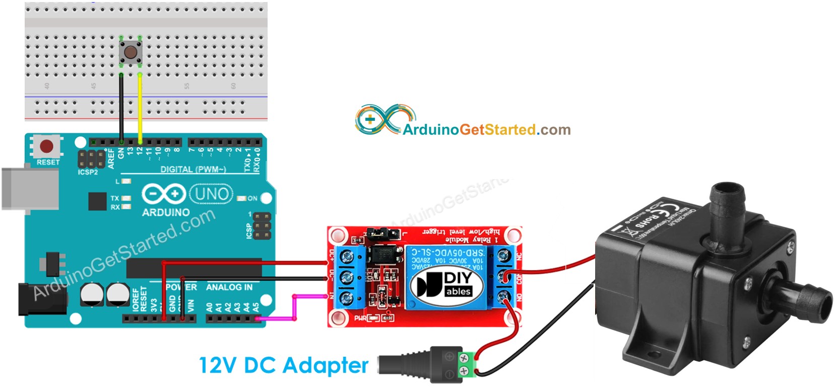 Water Pump Control With Arduino at Jan Shirley blog