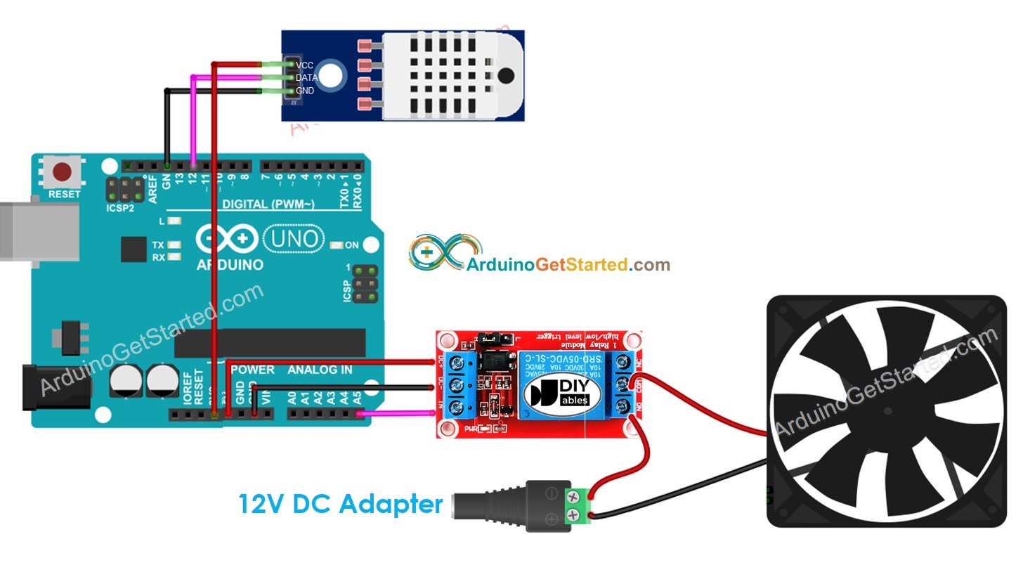 Arduino Cooling System Using DHT Sensor Arduino Tutorial, 60 OFF