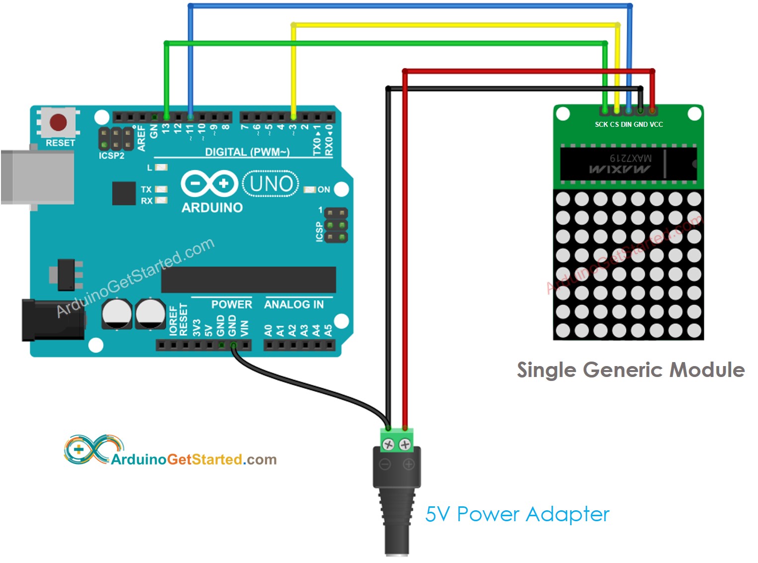 Arduino LED Matrix Arduino Tutorial