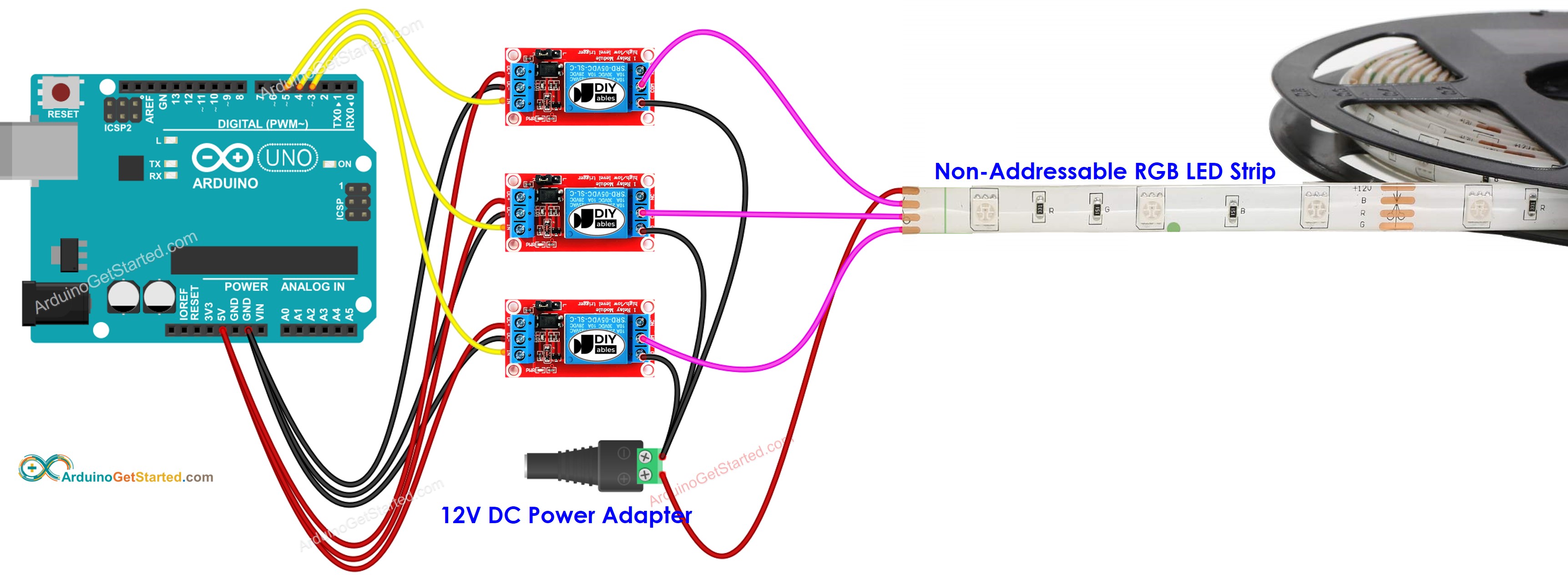 Arduino LED Strip Arduino Tutorial