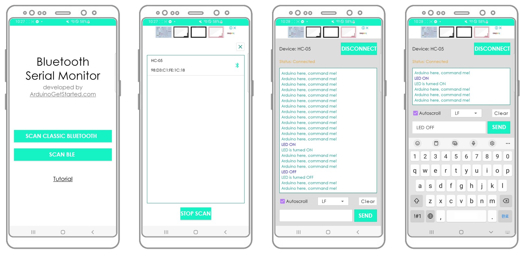 Bluetooth Serial Monitor