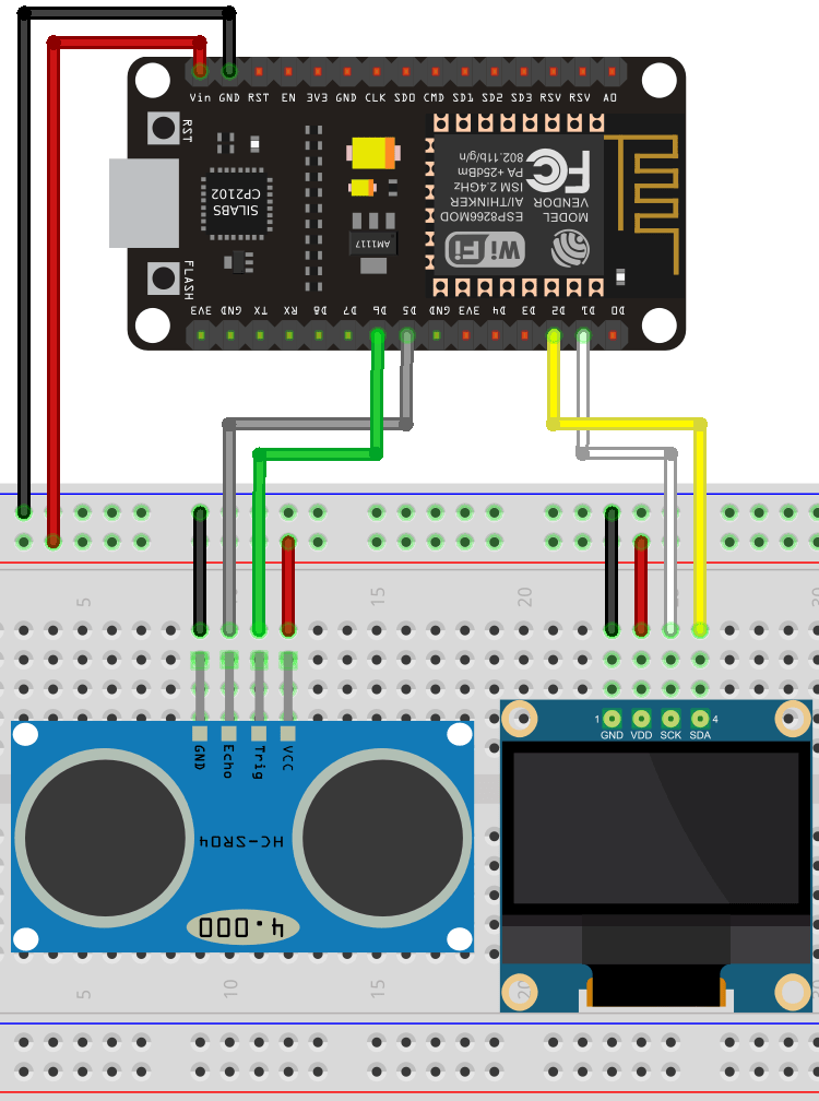 Arduino IDE Tutorial Using HCSR04 Ultrasonic Sensor with ESP8266