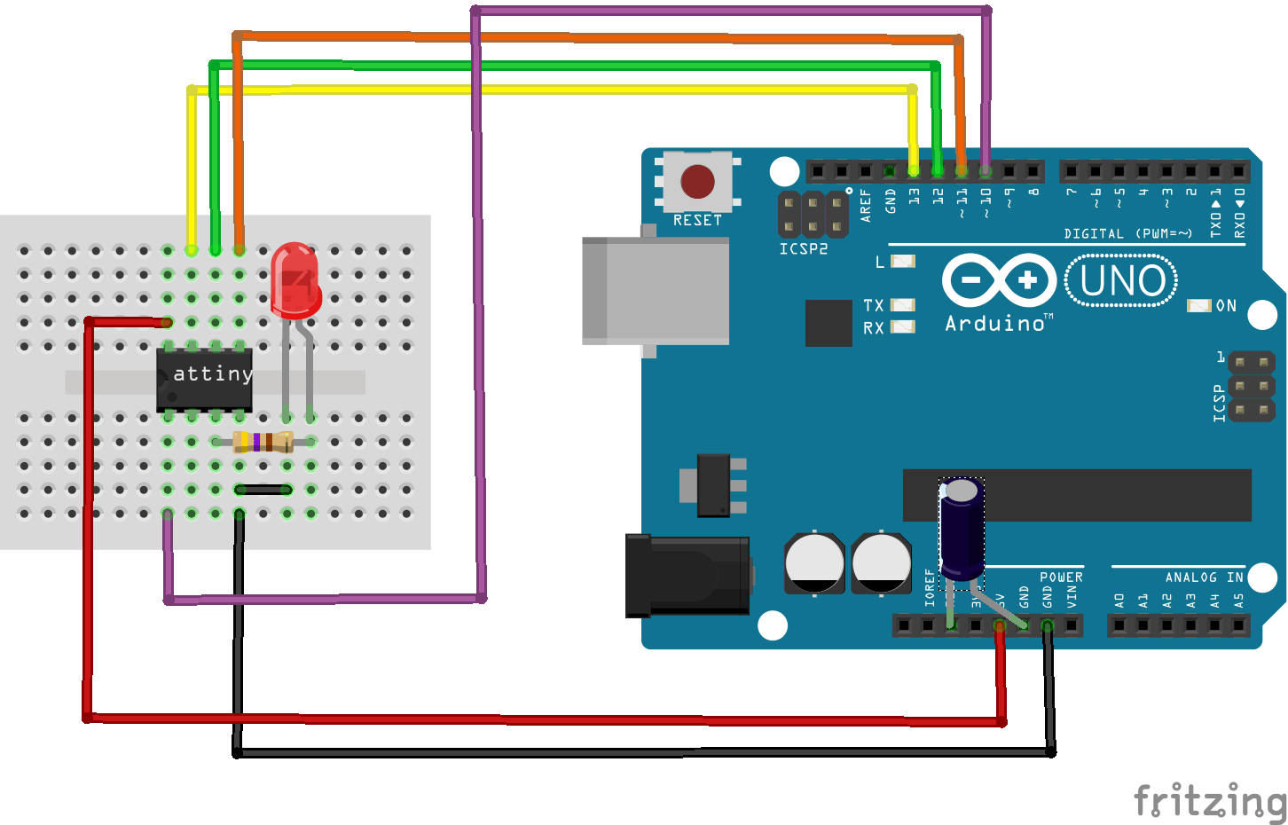 Programming ATtiny85 with Arduino Uno Arduino Learning