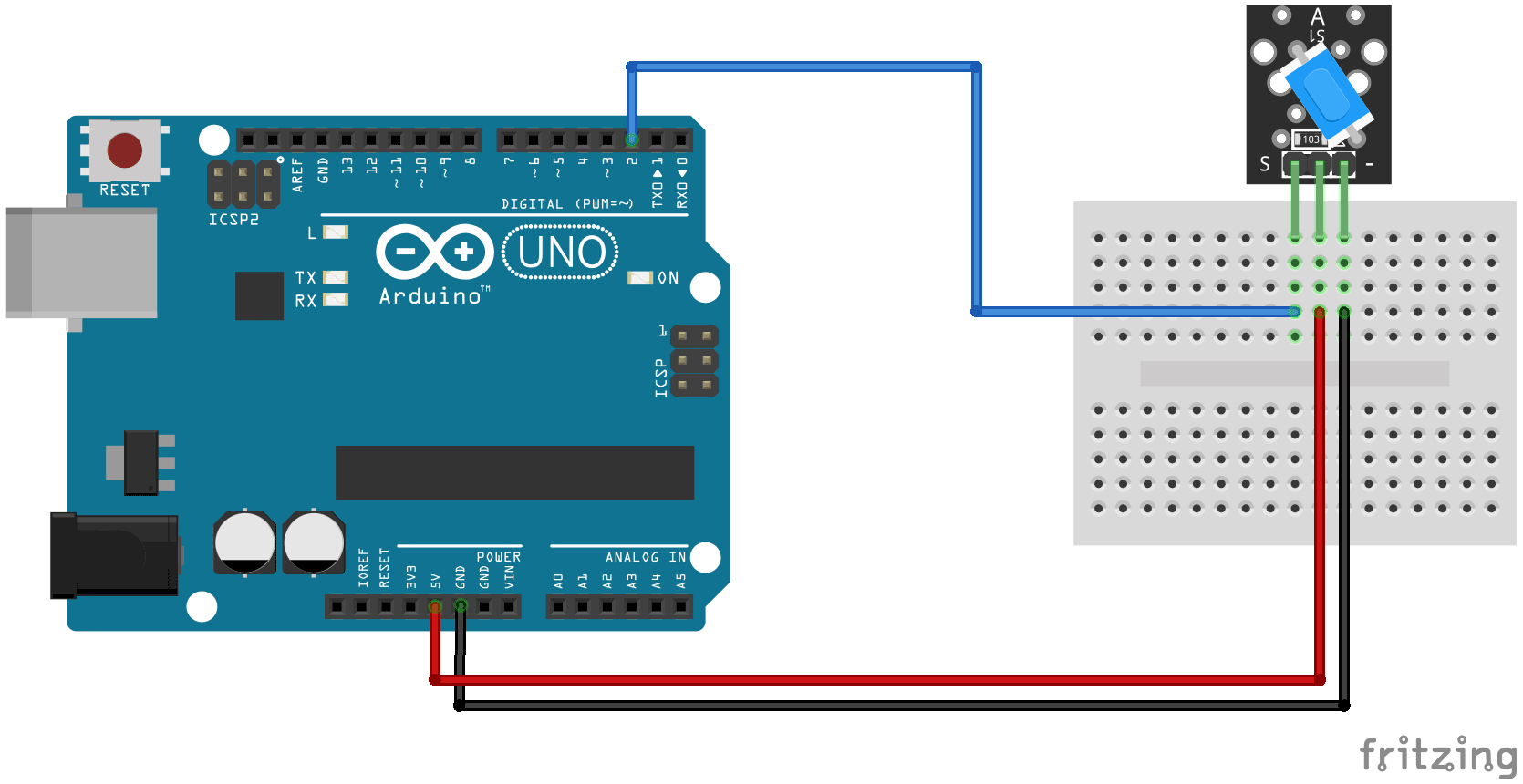 Tilt Sensor Module Black Color