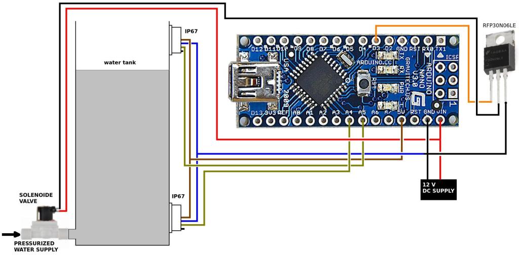 Water Level Sensor Fritzing