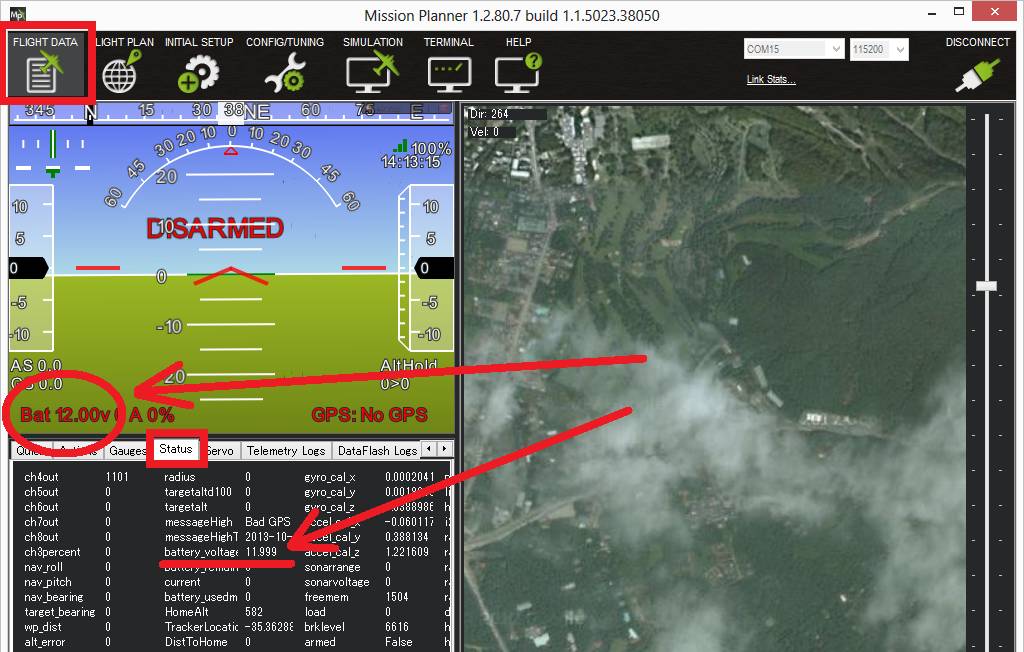 Power Module Configuration in Mission Planner — Copter documentation