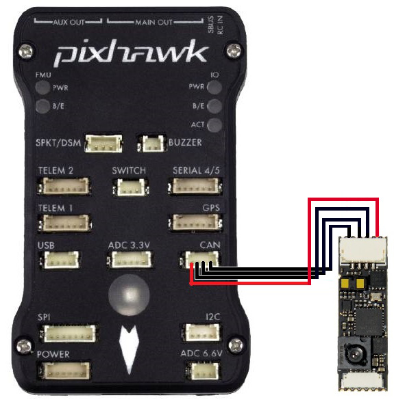 Hex HereFlow Optical Flow Sensor — Plane documentation