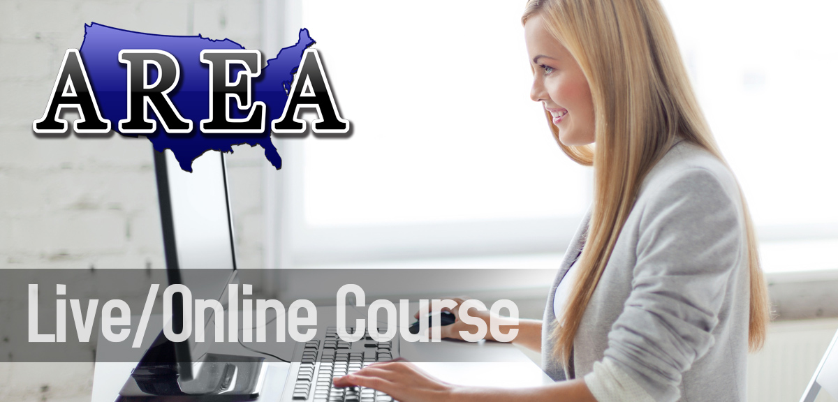 Online/Live Combined Salesperson Course American Real Estate Academy